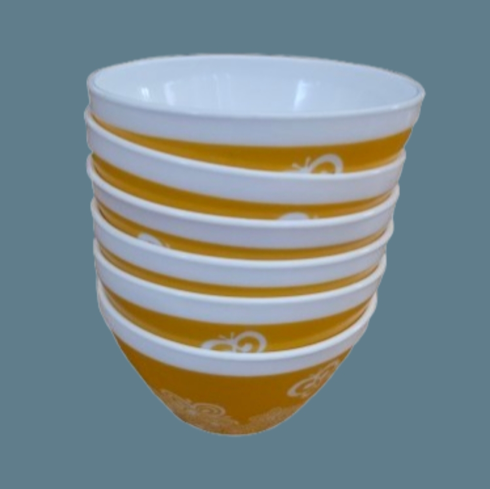 *NWT Vintage Charm Inspired by Pyrex Set of 6 Bowls